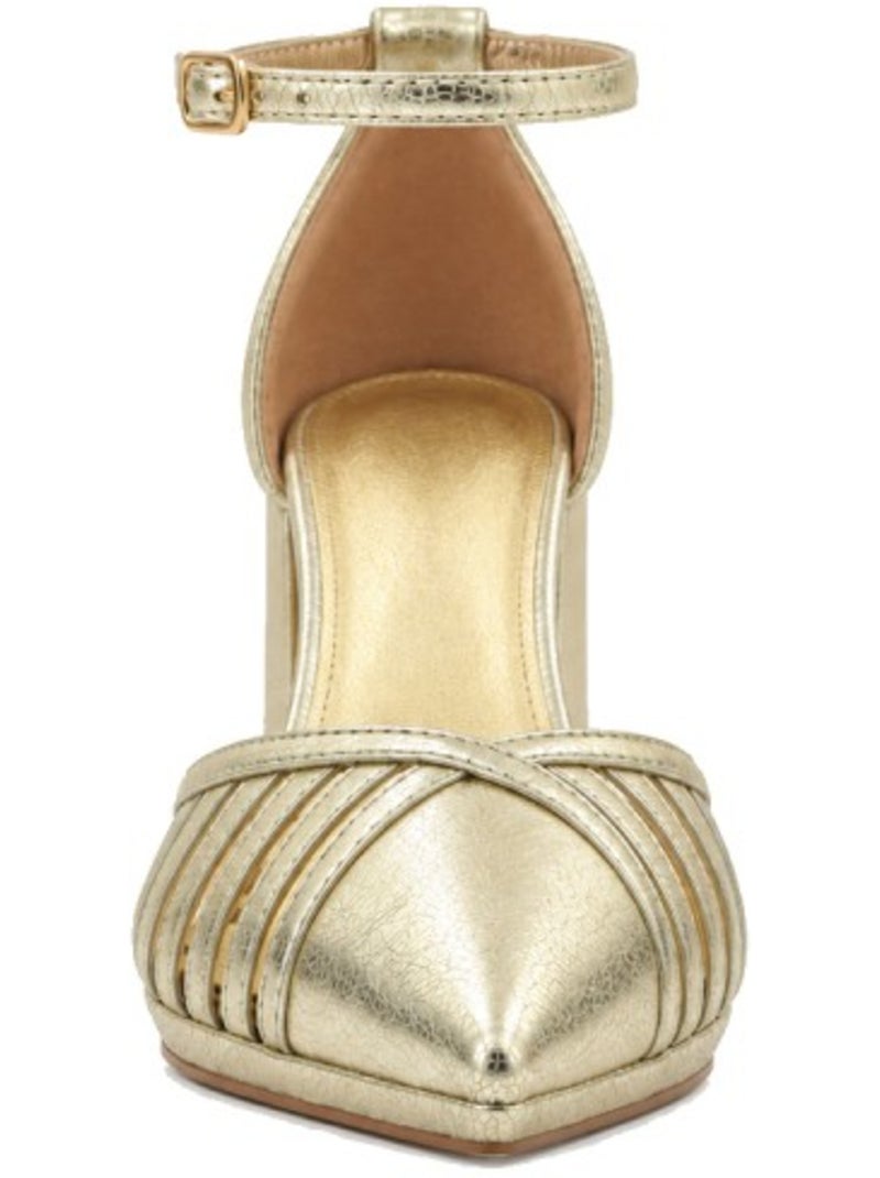 Pump synthetisch materiaal montevita Goud/Goudkleurig - Kiabi