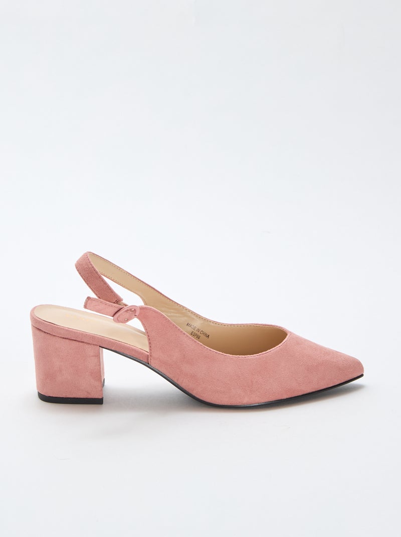 Pumps met spitse neus Rose - Kiabi