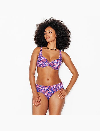 Punch badpak slip maxi multikleur blauw