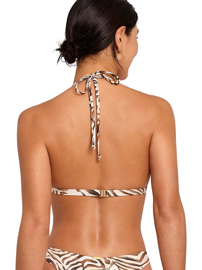 Push-up driehoekig bikinitopje utopia Ecru - Kiabi