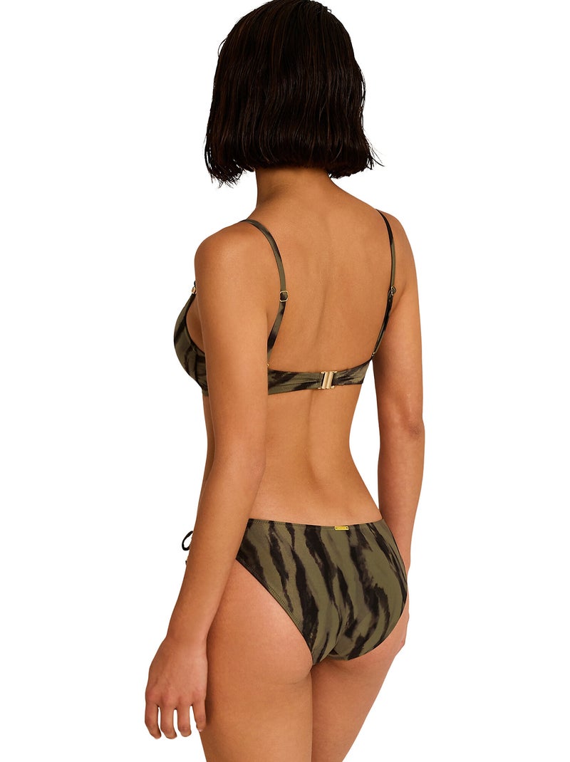 Push-up zwemkleding top savage Kaki - Kiabi