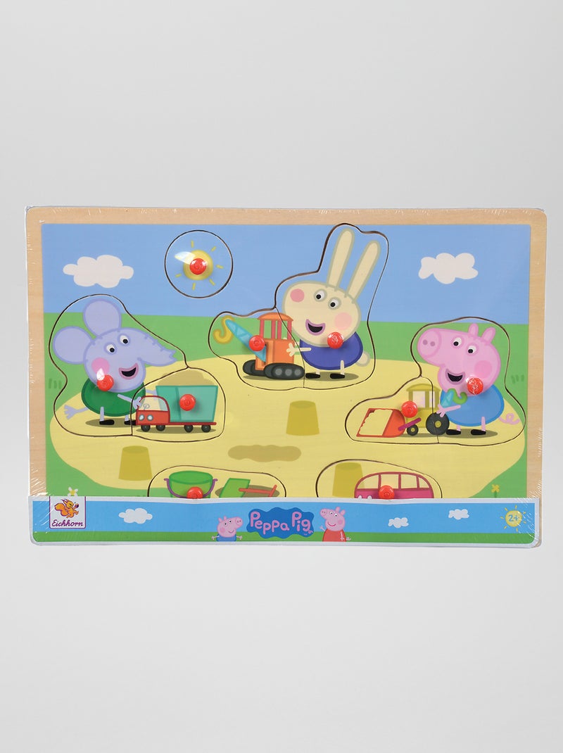 Puzzle 'Peppa Pig' - 9 pièces jaune - Kiabi