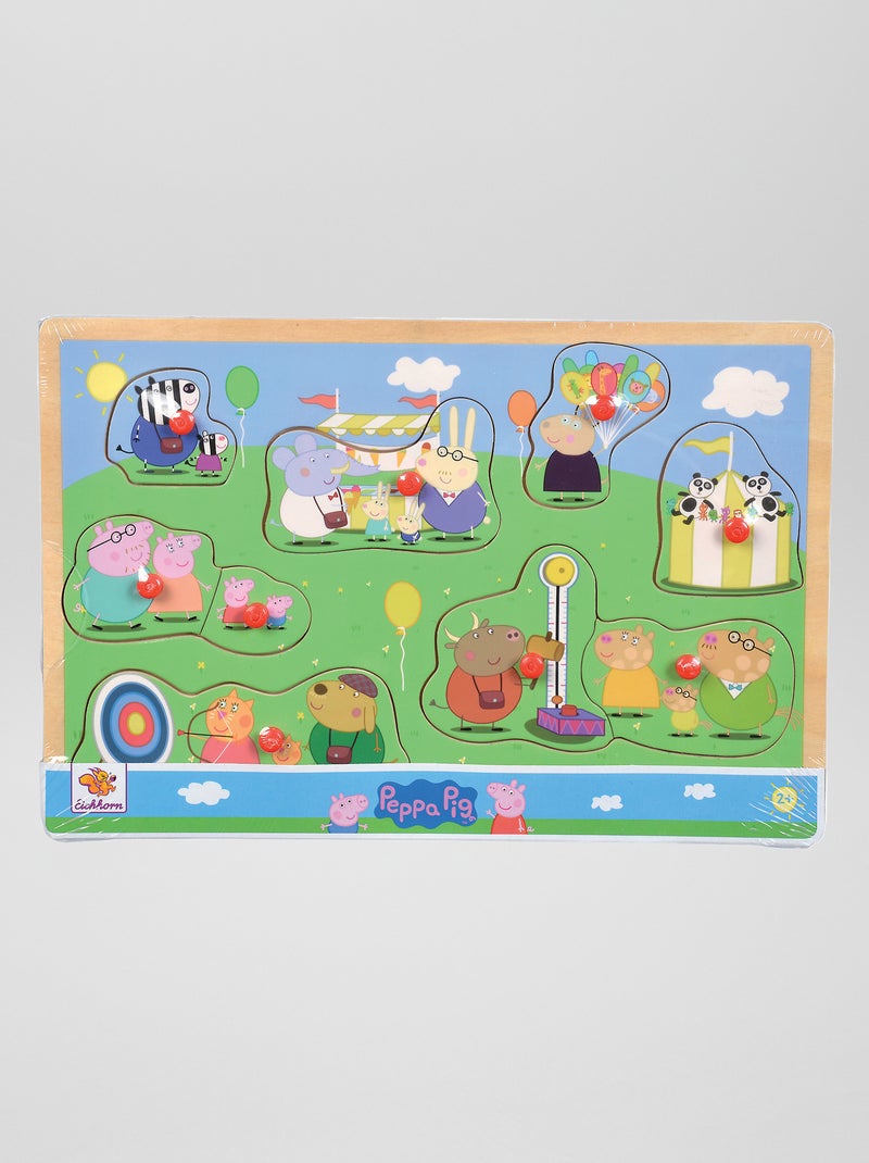 Puzzle 'Peppa Pig' - 9 pièces vert - Kiabi