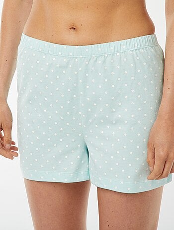 Pyjama - Mouwloze top + short 'Winnie' - 2-delig