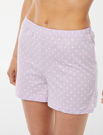 Pyjama - Mouwloze top + short 'Winnie' - 2-delig