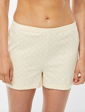 Pyjama - Mouwloze top + short 'Winnie' - 2-delig