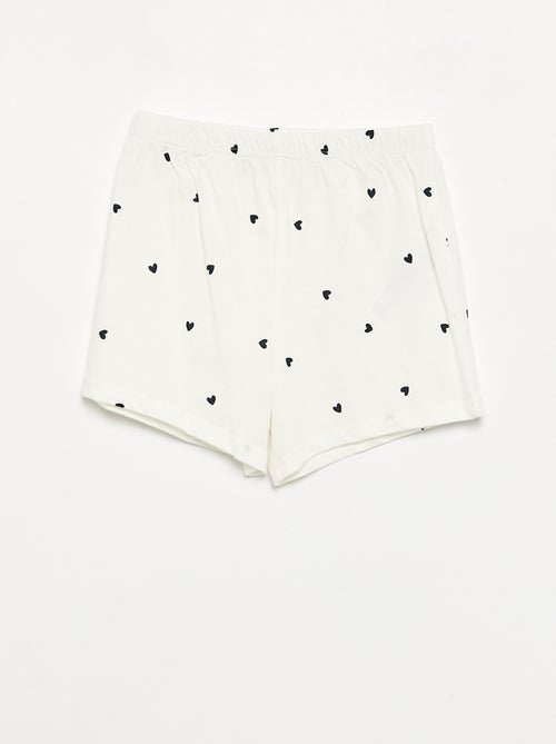 Pyjama 2 pièces - short + T-short - Kiabi Pyjama 2 pièces - short + T-short - Kiabi