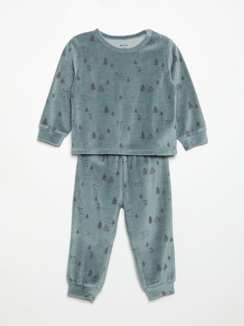 Pyjama 2 pièces - Sweat + pantalon - Kiabi Pyjama 2 pièces - Sweat + pantalon - Kiabi