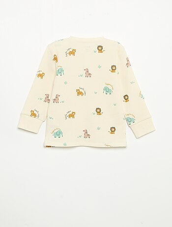 Pyjama 2 pièces - T-shirt à manches longues + pantalon