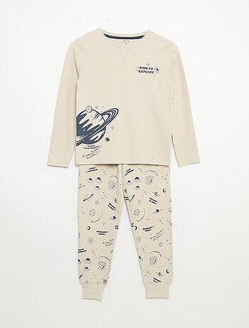 Pyjama 2 pièces - T-shirt à manches longues + pantalon