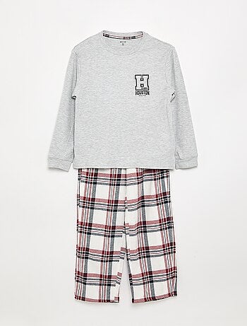 Pyjama 2 pièces - T-shirt à manches longues + Pantalon