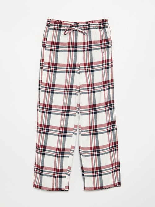 Pyjama 2 pièces - T-shirt à manches longues + Pantalon - Kiabi
