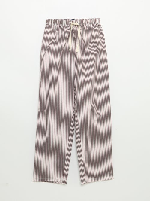 Pyjama 2 pièces - T-shirt manches courtes + pantalon - Kiabi