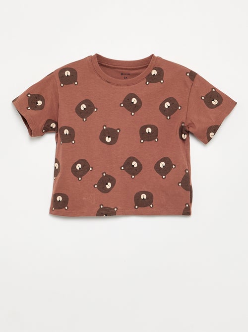 Pyjama 2 pièces - T-shirt + short - Kiabi Pyjama 2 pièces - T-shirt + short - Kiabi