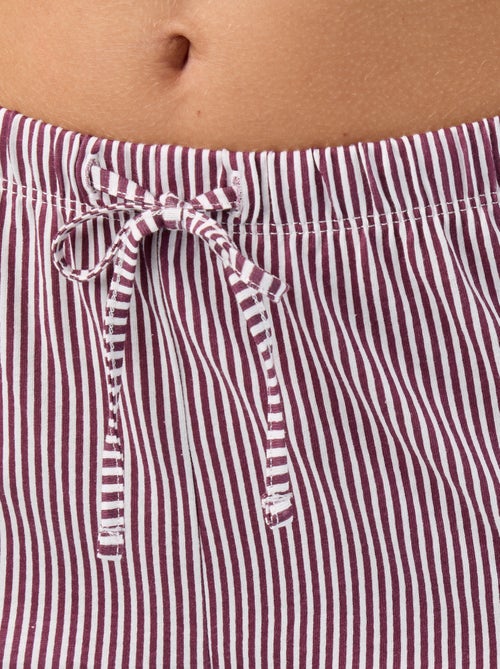 Pyjama 2 pièces - tee-shirt + pantalon - Kiabi
