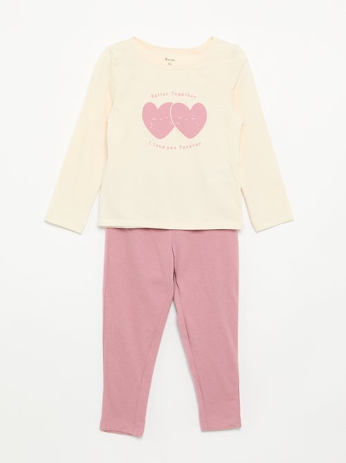 Pyjama 2 pièces en jersey - Kiabi