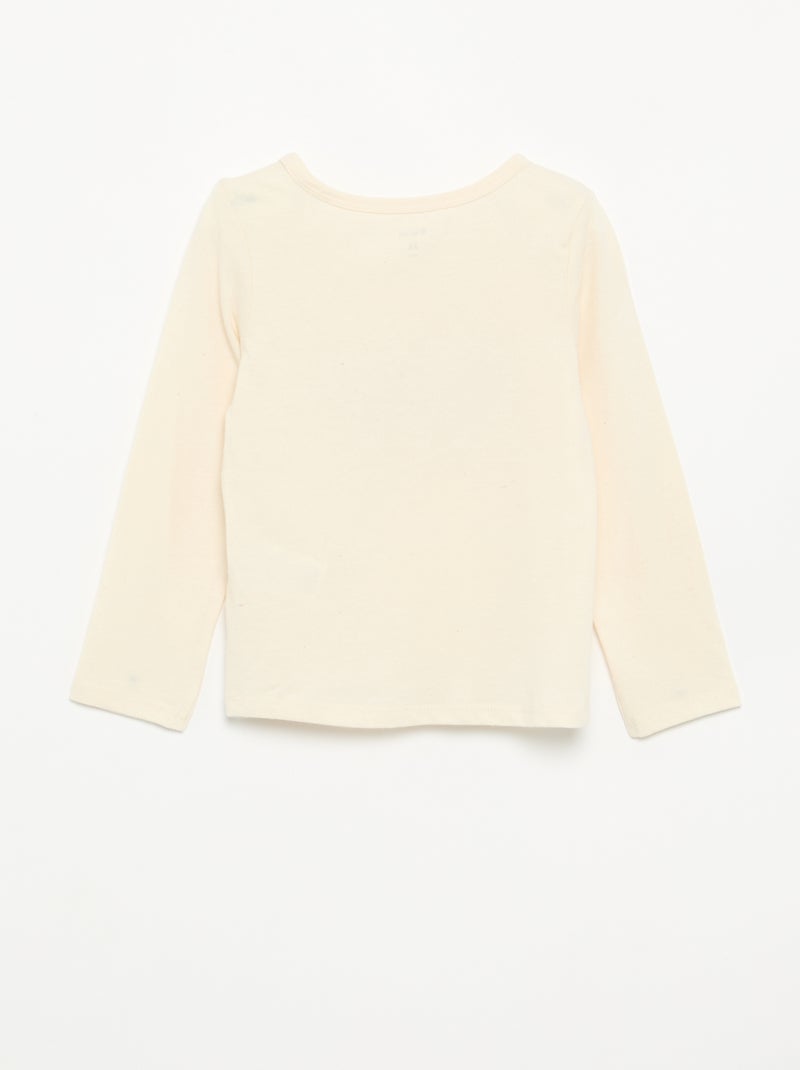 Pyjama 2 pièces en jersey Beige - Kiabi