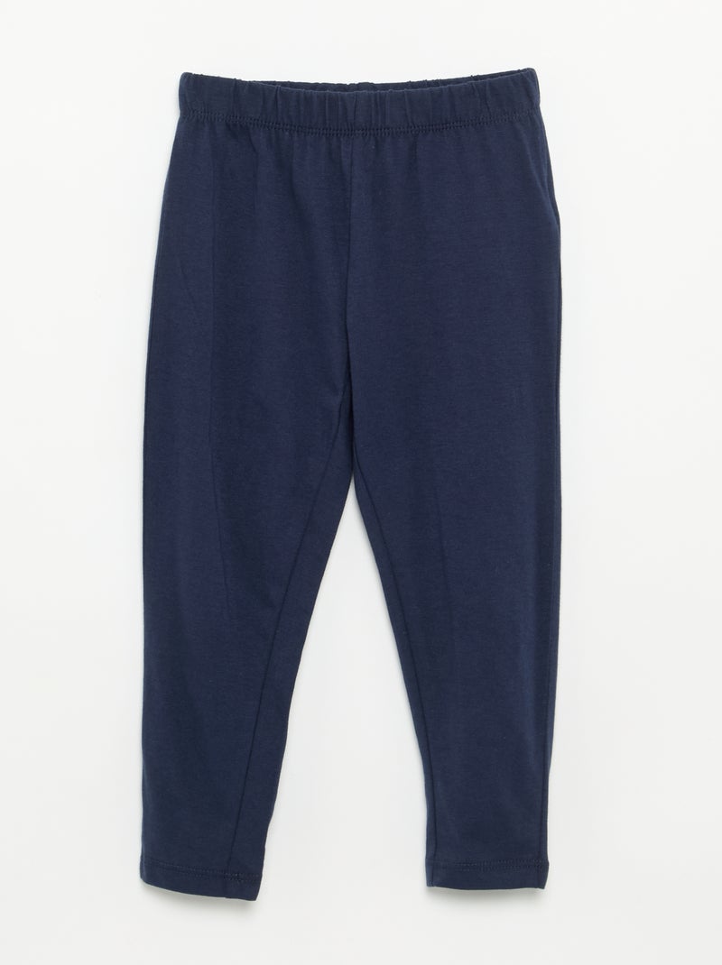 Pyjama 2 pièces en jersey Bleu - Kiabi