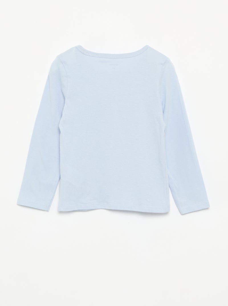 Pyjama 2 pièces en jersey Bleu - Kiabi