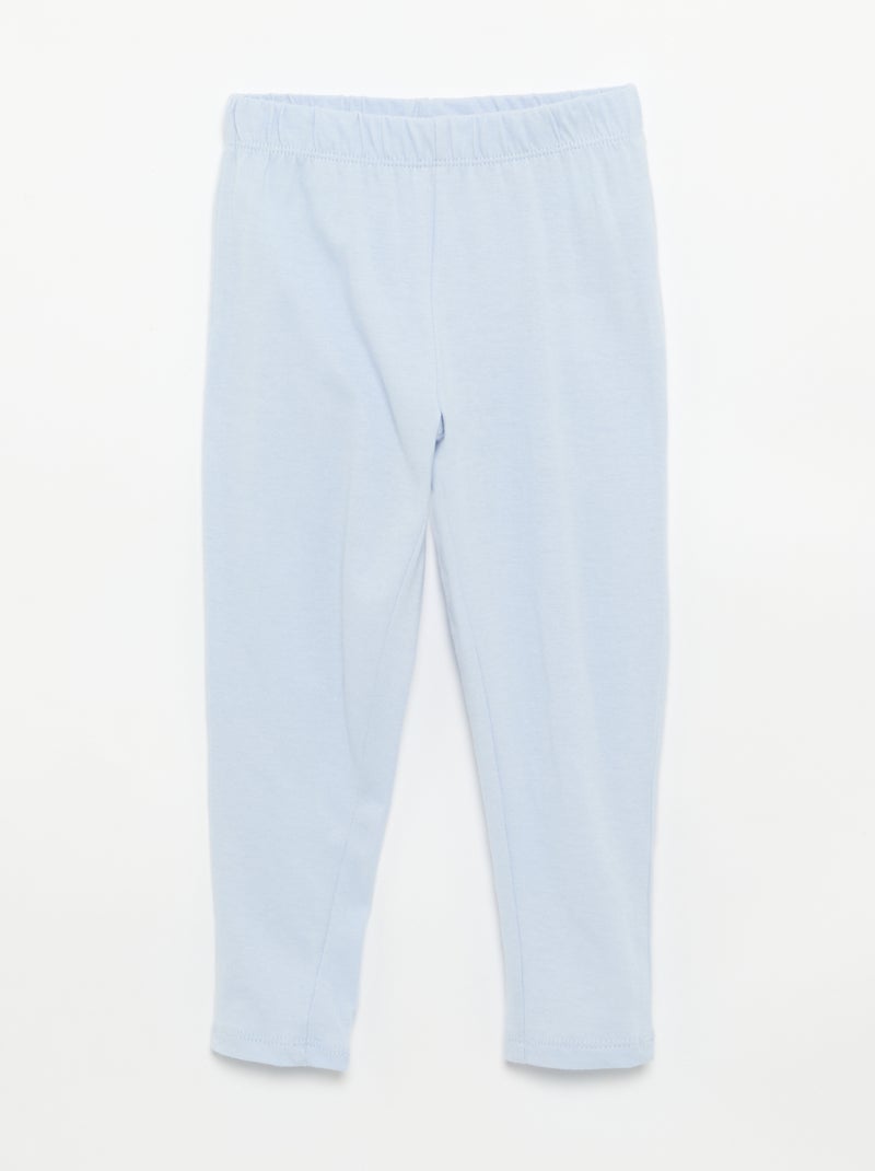 Pyjama 2 pièces en jersey Bleu - Kiabi