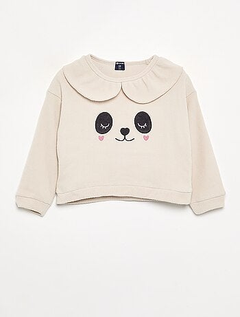 Pyjama 2 pièces en maille gaufrée - Sweat + pantalon