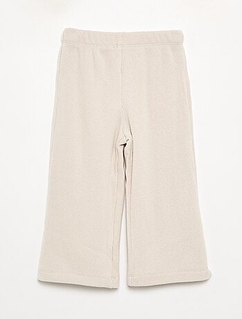 Pyjama 2 pièces en maille gaufrée - Sweat + pantalon