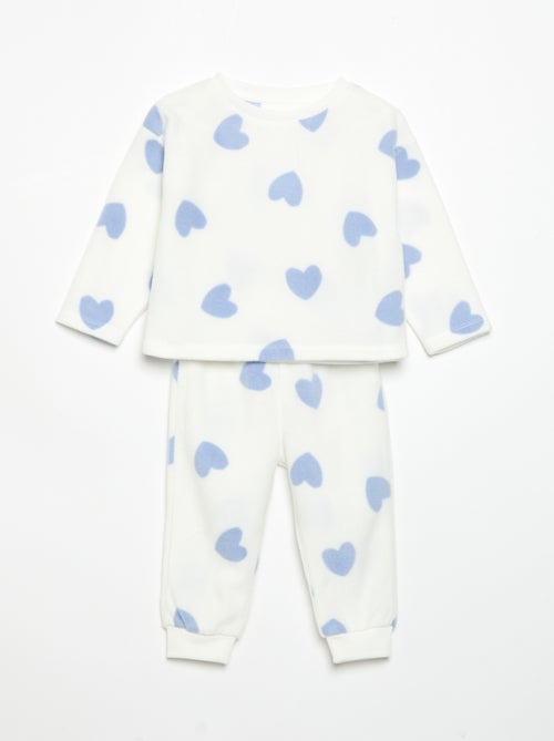 Pyjama 2 pièces en polaire - Kiabi