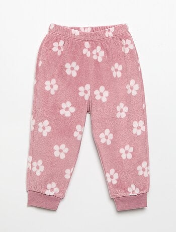 Pyjama 2 pièces en polaire