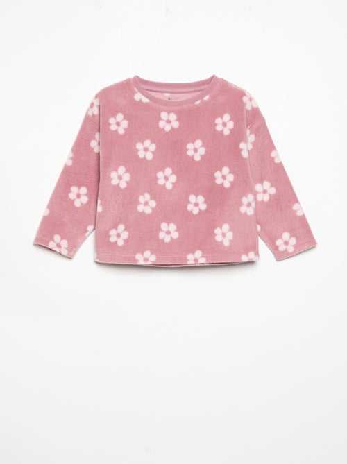 Pyjama 2 pièces en polaire - Kiabi