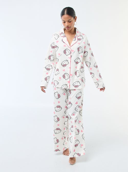 Pyjama 2 pièces imprimé 'Hello Kitty' - Kiabi