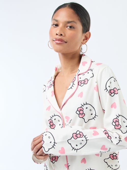 Pyjama 2 pièces imprimé 'Hello Kitty' - Kiabi