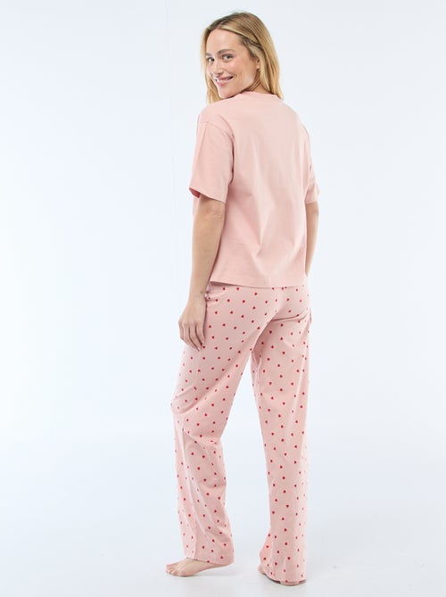 Pyjama 2 pièces imprimé 'Marie' - Kiabi