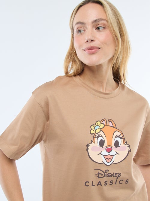 Pyjama 2 pièces imprimé 'Tic et Tac' - Kiabi