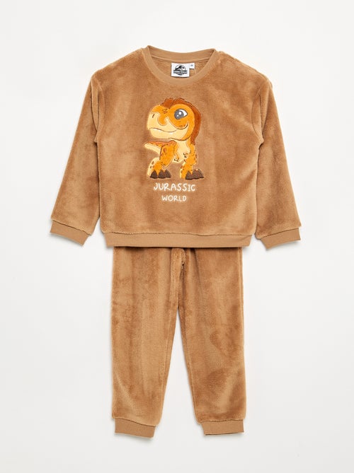 Pyjama 2 pièces 'Jurassic World' - T-shirt à manches longues + pantalon - Kiabi