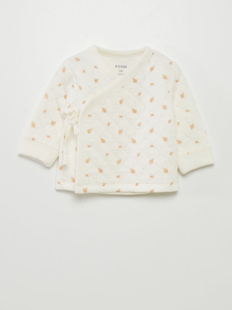 Pyjama 2 pièces matelassé Blanc - Kiabi