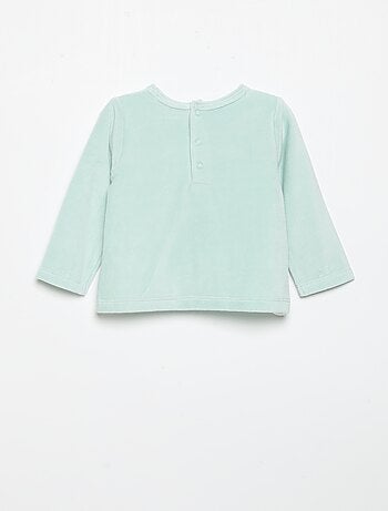 Pyjama 2 pièces 'Petit Béguin' - T-shirt à manches longues + pantalon avec pieds