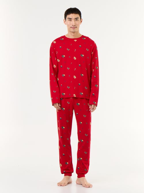 Pyjama 2 pièces t-shirt + pantalon 'Noël' - 2 pièces - Kiabi Pyjama 2 pièces t-shirt + pantalon 'Noël' - 2 pièces - Kiabi