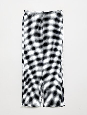 Pyjama à carreaux en flanelle