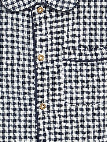 Pyjama à carreaux en flanelle