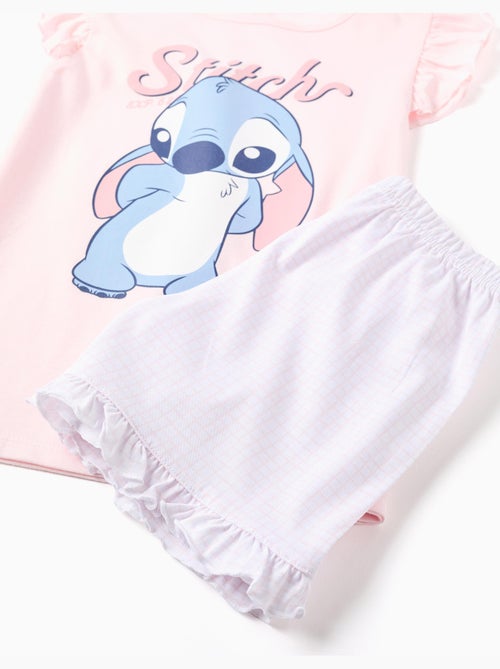 Pyjama à manches courtes en coton avec imprimé Stitch - Kiabi Pyjama à manches courtes en coton avec imprimé Stitch - Kiabi