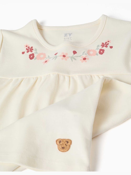Pyjama à manches courtes en coton avec masque rembourré - Kiabi