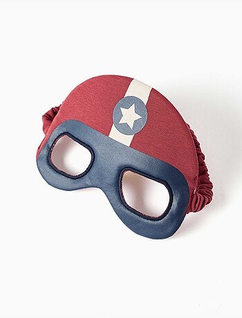 Pyjama à manches courtes en coton avec masque rembourré