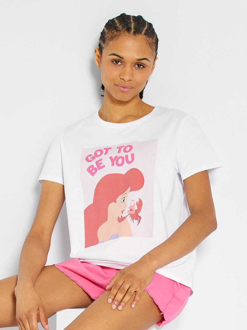 Pyjama 'Ariel' roze - Kiabi
