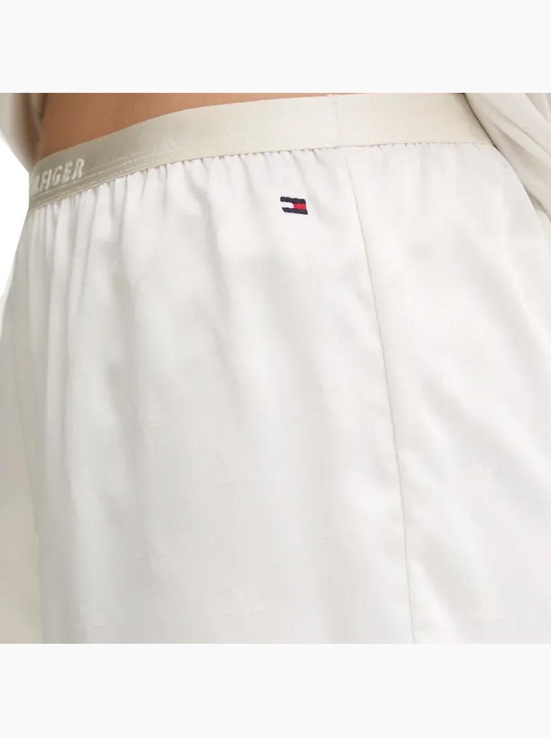 Pyjama + Bandeau Femme Tommy Hilfiger Ecru - Kiabi