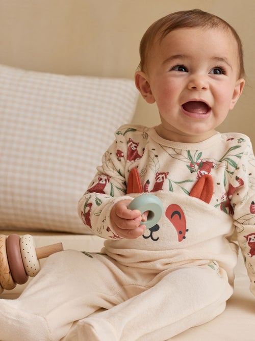 Pyjama b?b? en velours Gustin - Kiabi