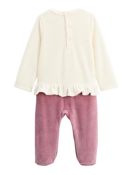 Pyjama b?b? en velours Matcha - Kiabi