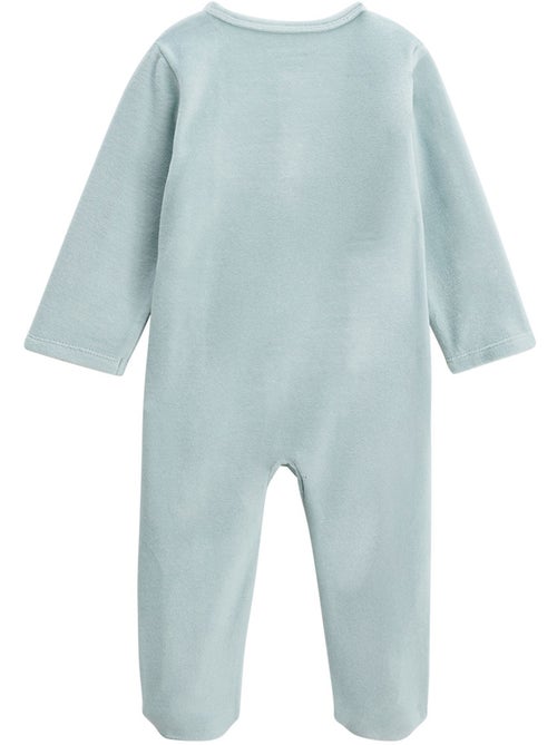 Pyjama b?b? en velours ouverture pont Elio - Kiabi