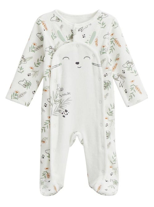 Pyjama b?b? en velours ouverture pont Frimousse - Kiabi Pyjama b?b? en velours ouverture pont Frimousse - Kiabi