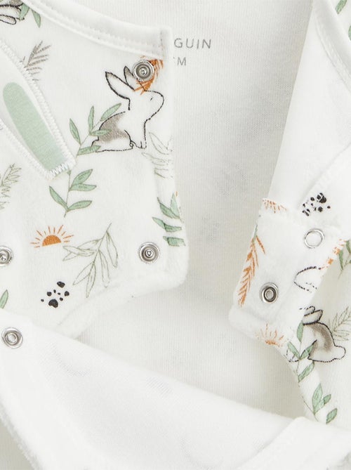 Pyjama b?b? en velours ouverture pont Frimousse - Kiabi Pyjama b?b? en velours ouverture pont Frimousse - Kiabi
