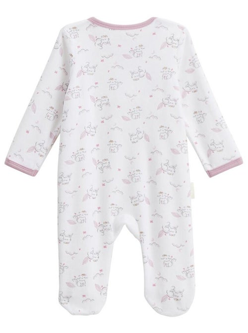 Pyjama b?b? en velours ouverture pont Miss Chatchatchat - Kiabi